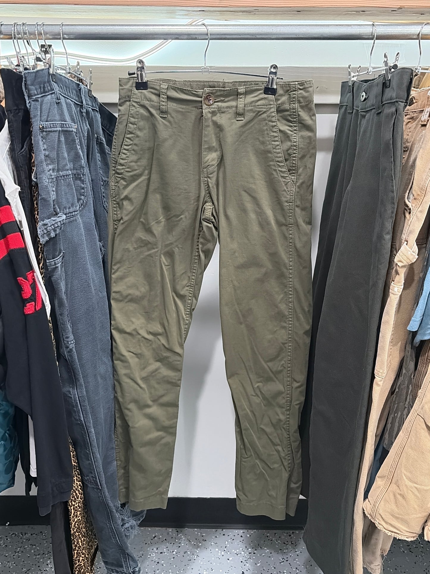 Green pants