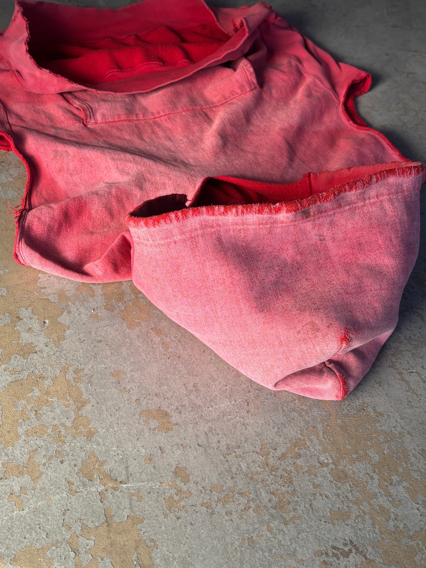 Vintage Champion Reverse Weave Cut-Off Hoodie