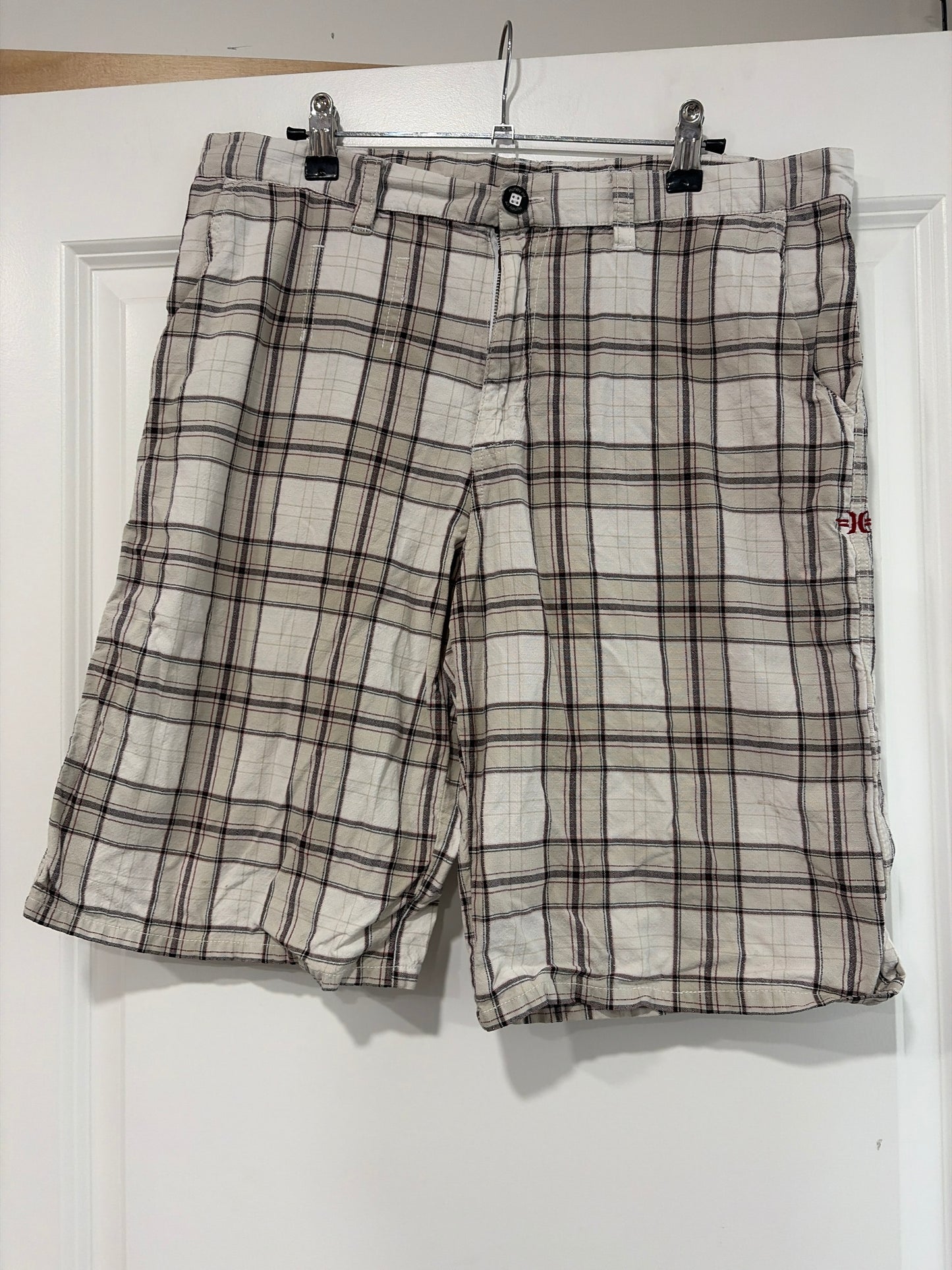 Hurley Plaid Jorts