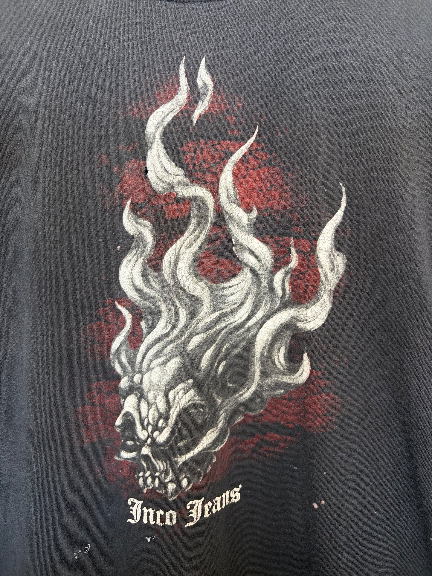 Jnco Jean Flaming Skull