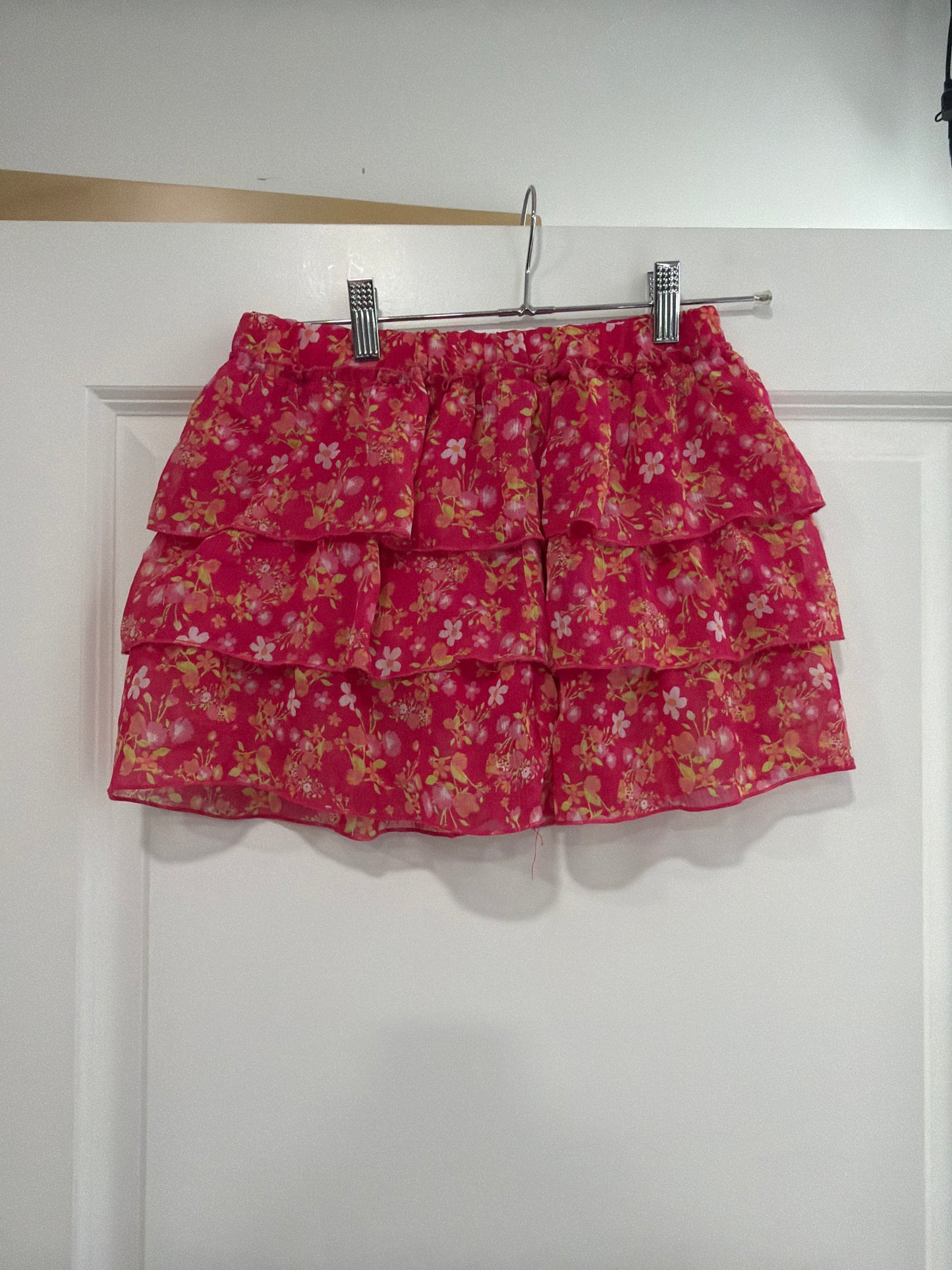 Floral mini skirt